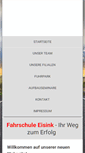 Mobile Screenshot of fahrschule-eisink.de